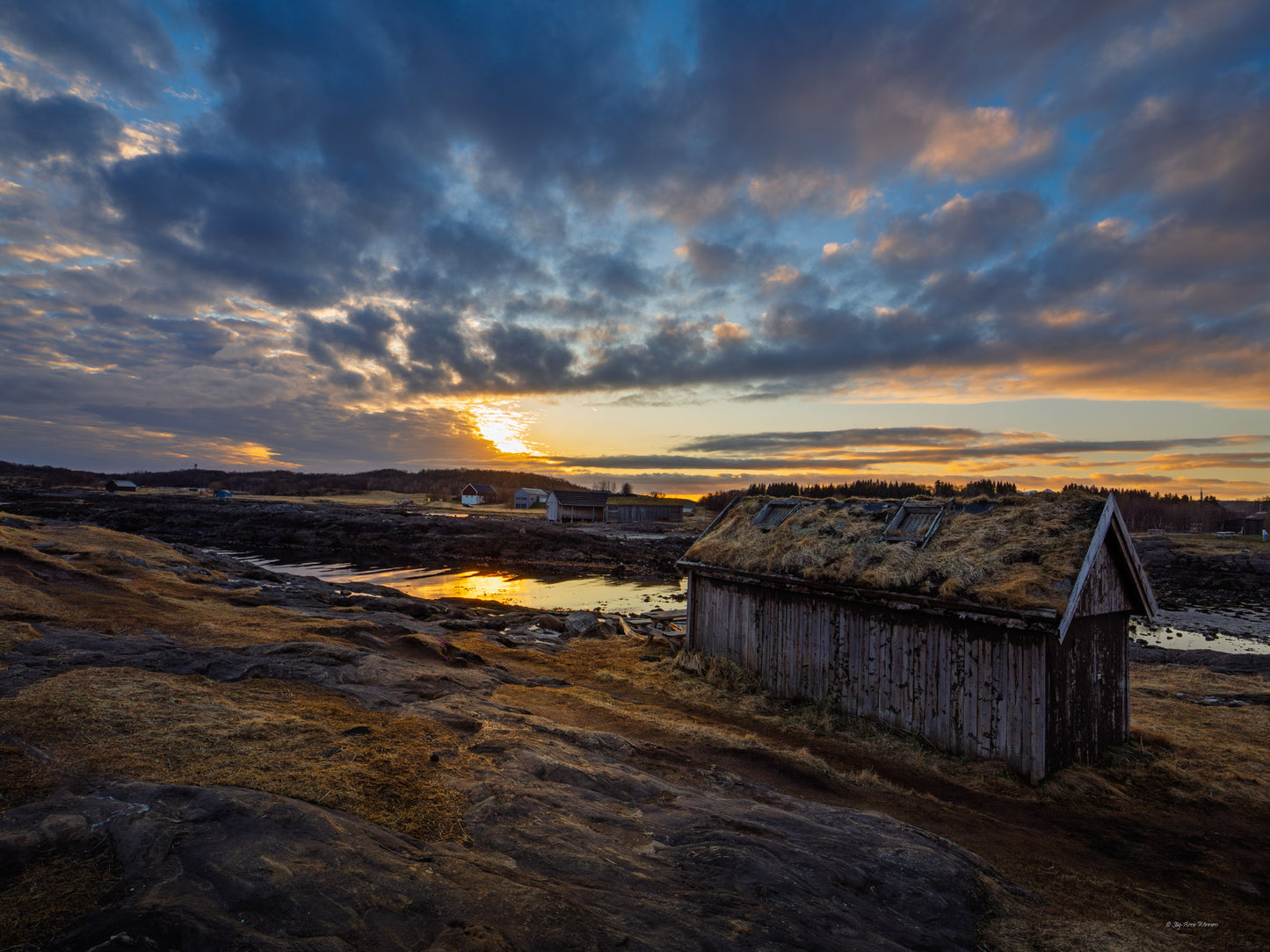 Bodøsjøen 1 sunset in April