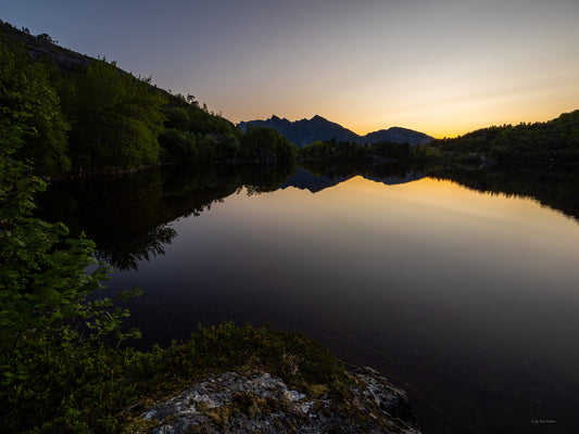 Svartvatnet sunrise